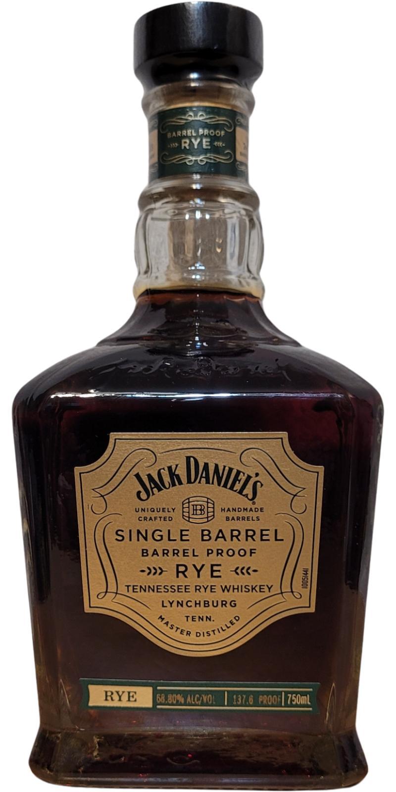 Jack Daniel's Single Barrel  Barrel Proof Rye