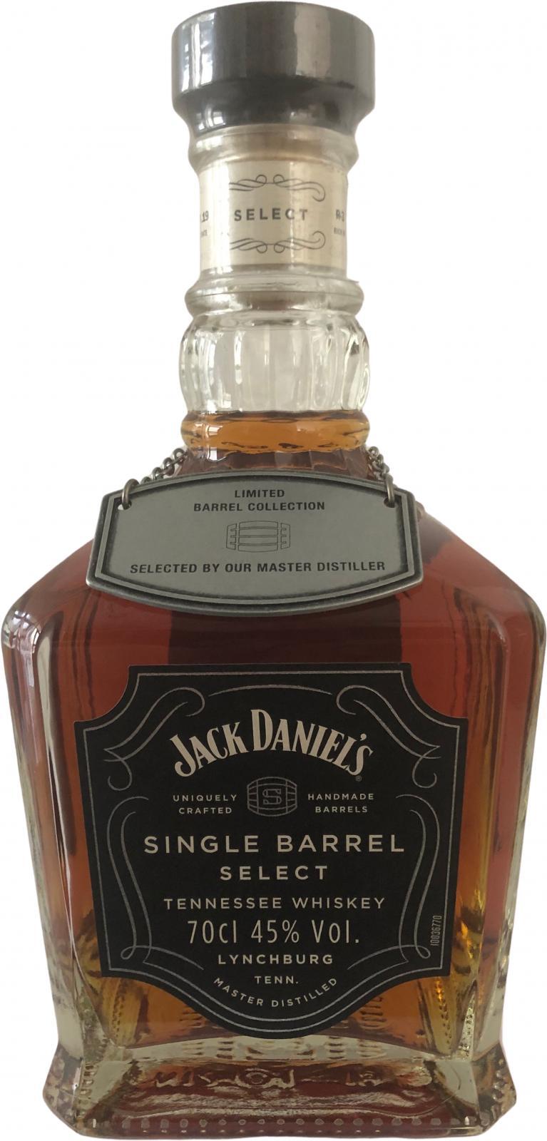 Jack Daniel's Single Barrel Select  Limited Barrel Collection