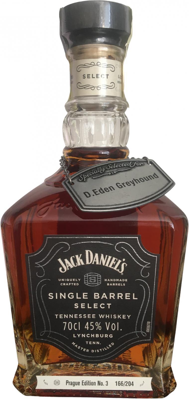Jack Daniel's Single Barrel Select  Prague Edition No.3