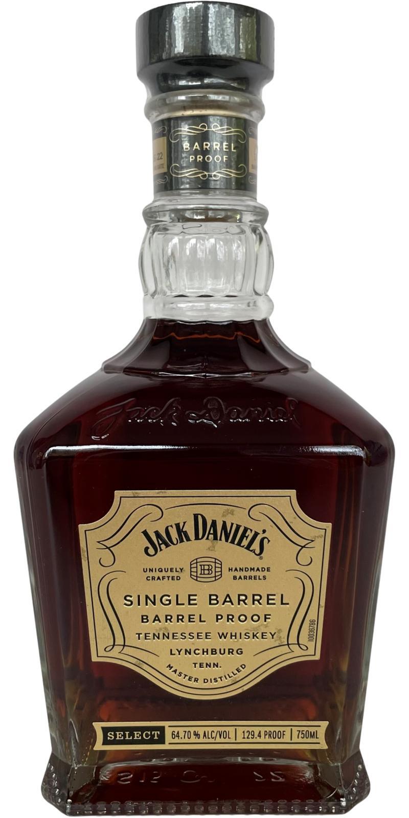 Jack Daniel's Single Barrel Select  Barrel Proof
