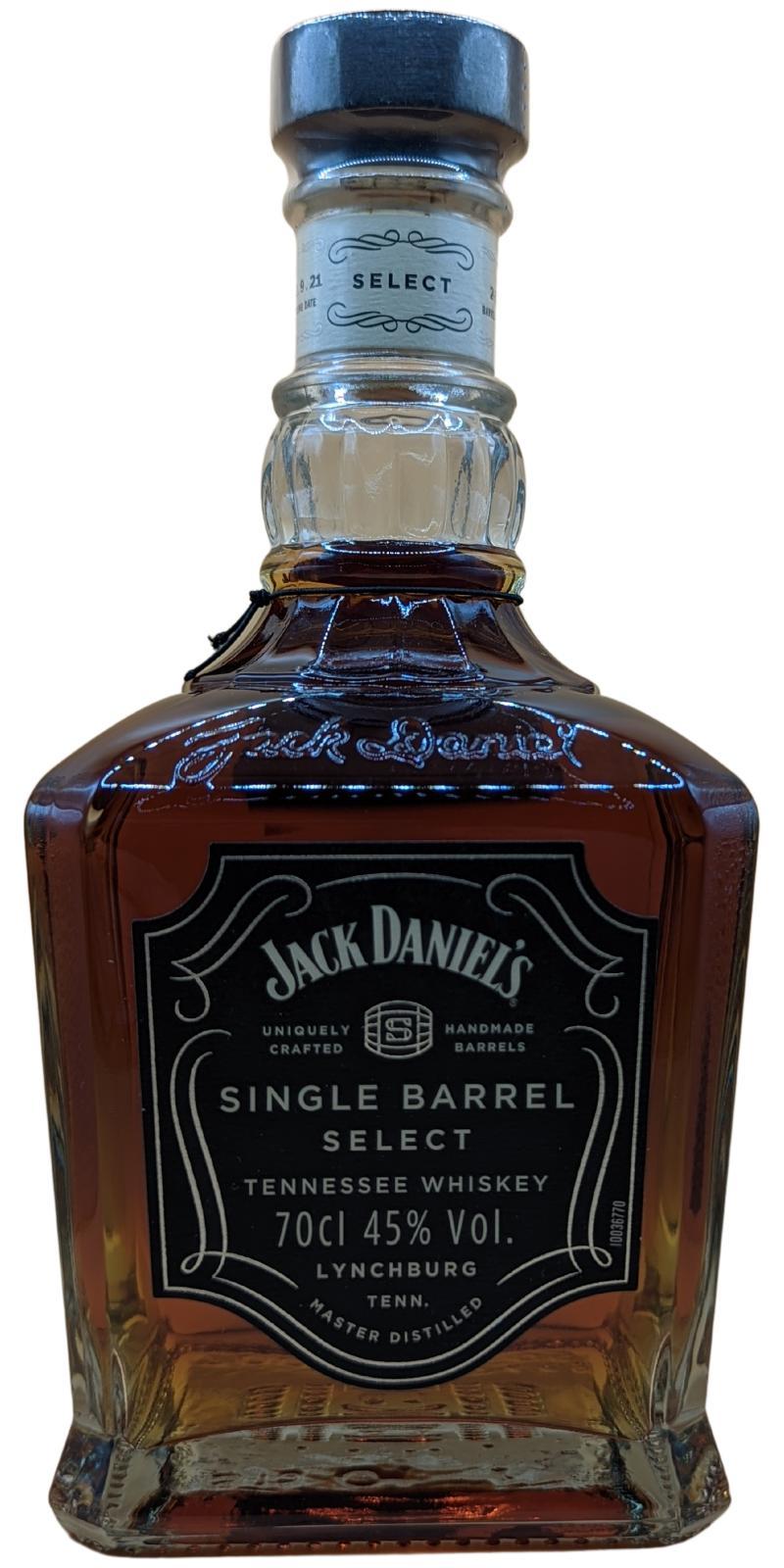 Jack Daniel's Single Barrel Select  Tennessee Whiskey