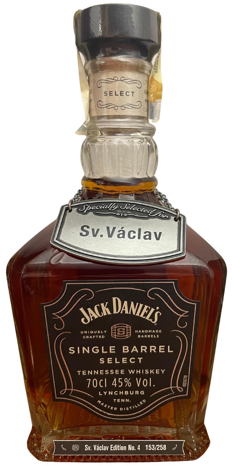 Jack Daniel's Single Barrel Select  Sv. Václav Edition No. 4