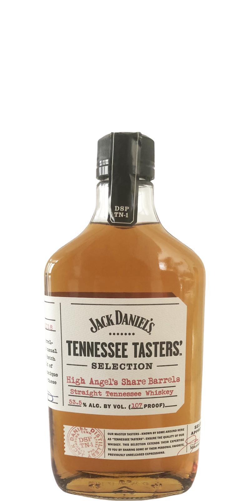 Jack Daniel's Tennessee Tasters' Selection 001  High Angel's Share Barrels