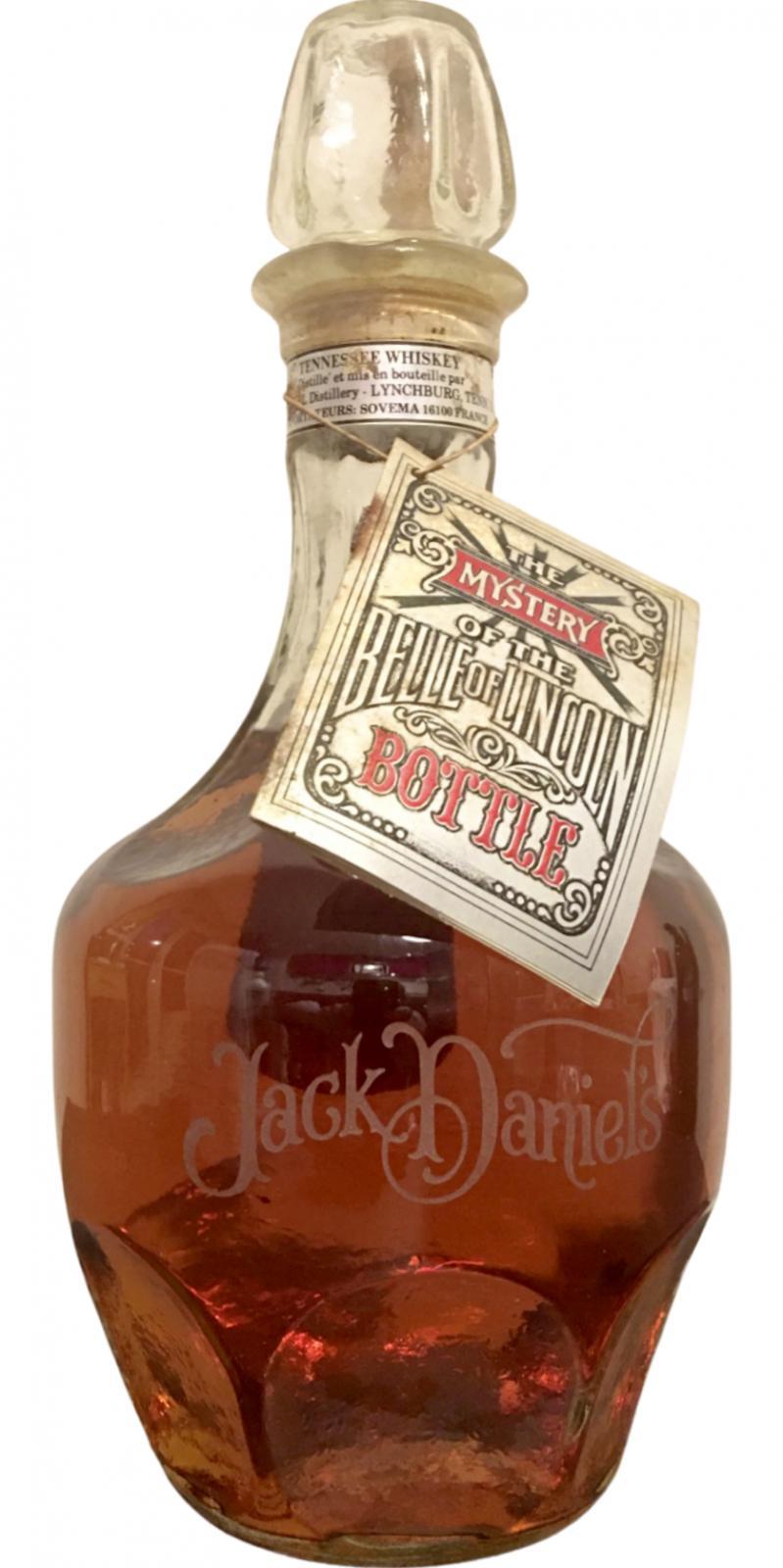 Jack Daniel's The Mystery of the Belle of Lincoln Bottle