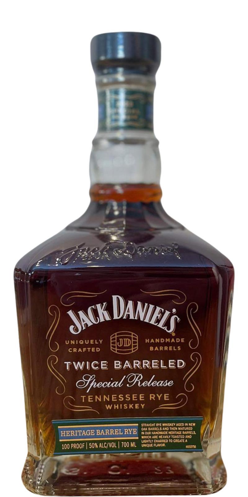 Jack Daniel's Twice Barreled Rye  Special Release