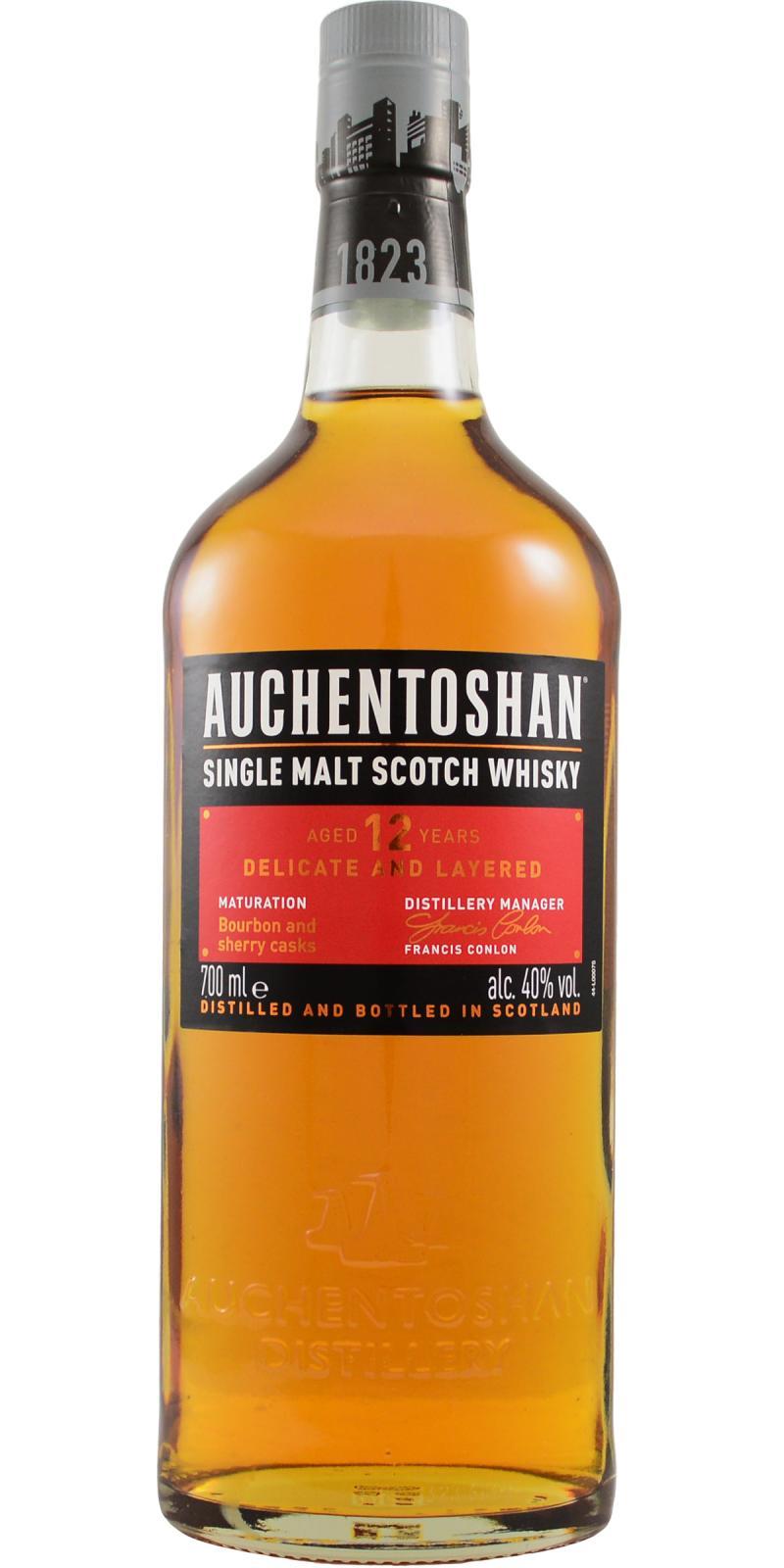 Auchentoshan 12-year-old  Delicate and Layered