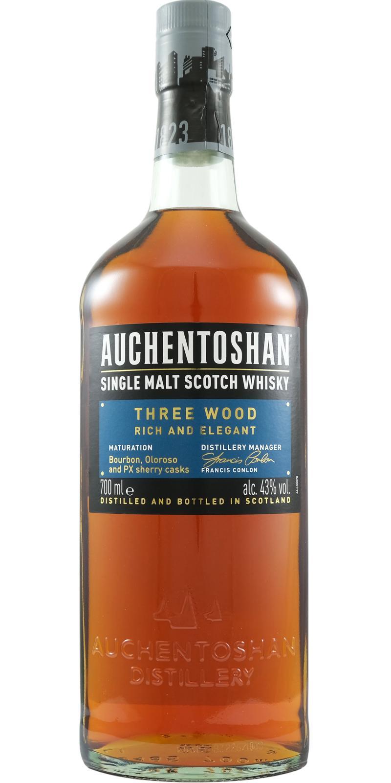 Auchentoshan Three Wood  Rich And Elegant