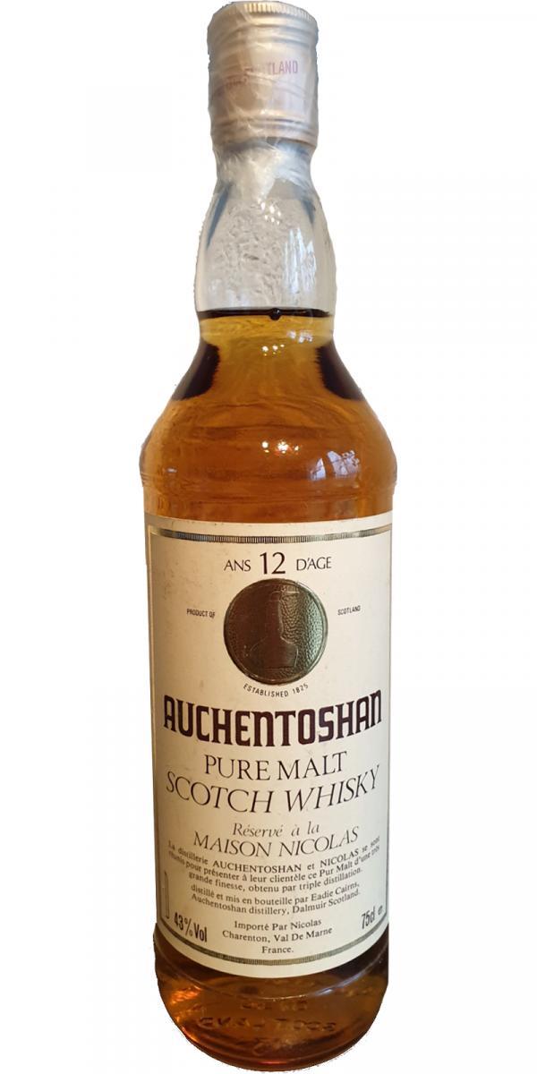 Auchentoshan 12-year-old  Pure Malt - Reserve de la Maison Nicolas