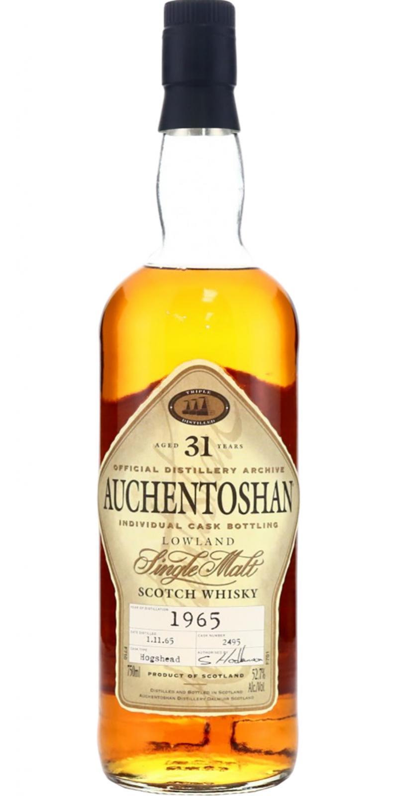 Auchentoshan 1965  Individual Cask Bottling