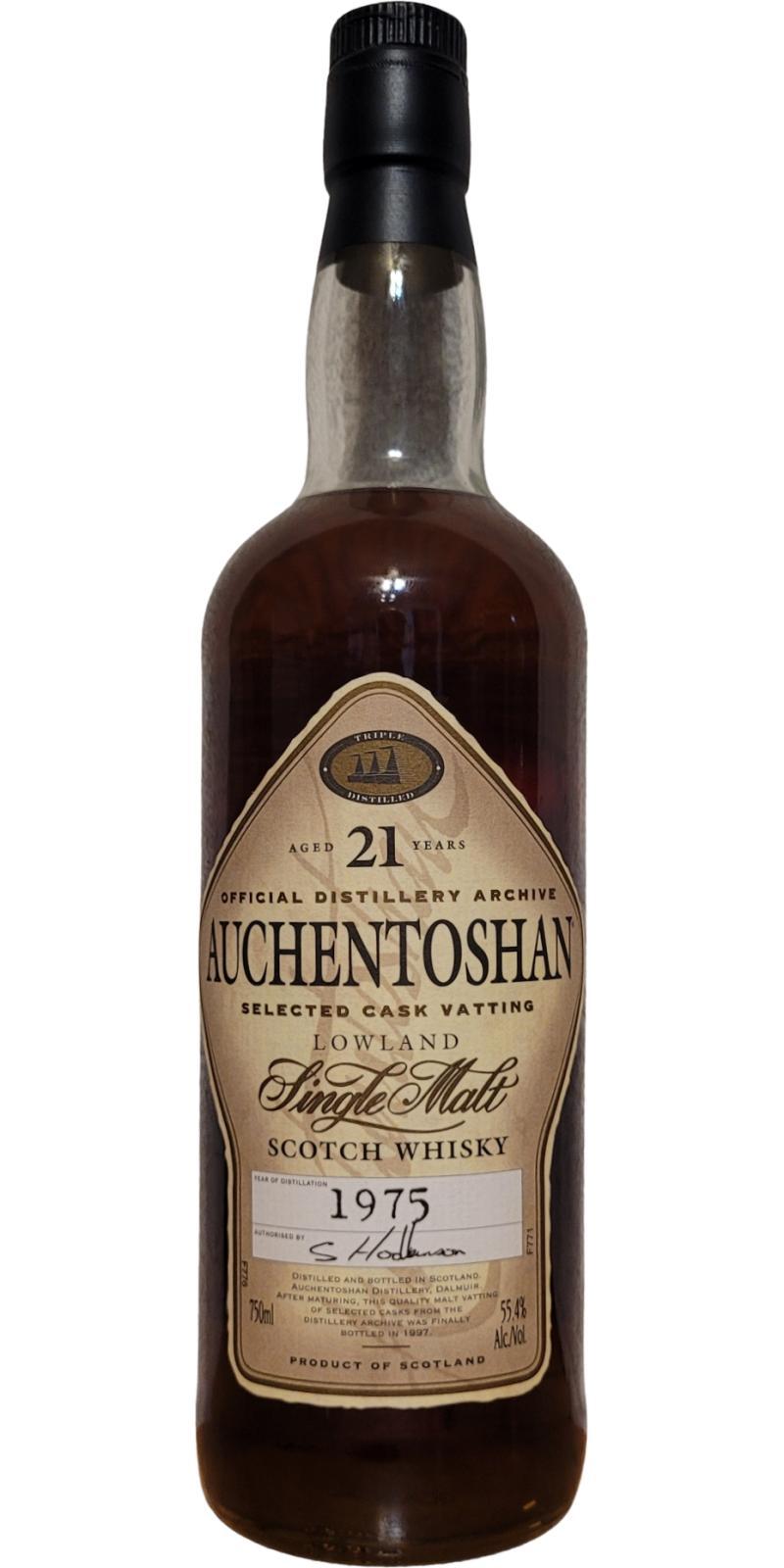Auchentoshan 1975  Selected Cask Vatting