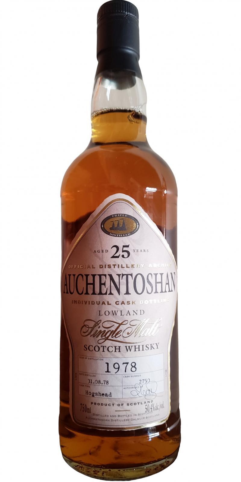 Auchentoshan 1978  Individual Cask Bottling