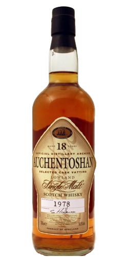 Auchentoshan 1978  Selected Cask Vatting