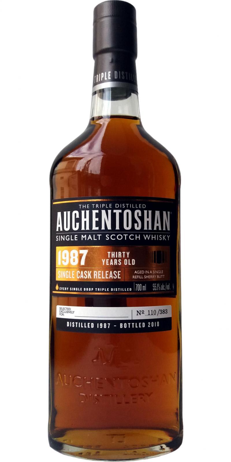 Auchentoshan 1987  Single Cask Release