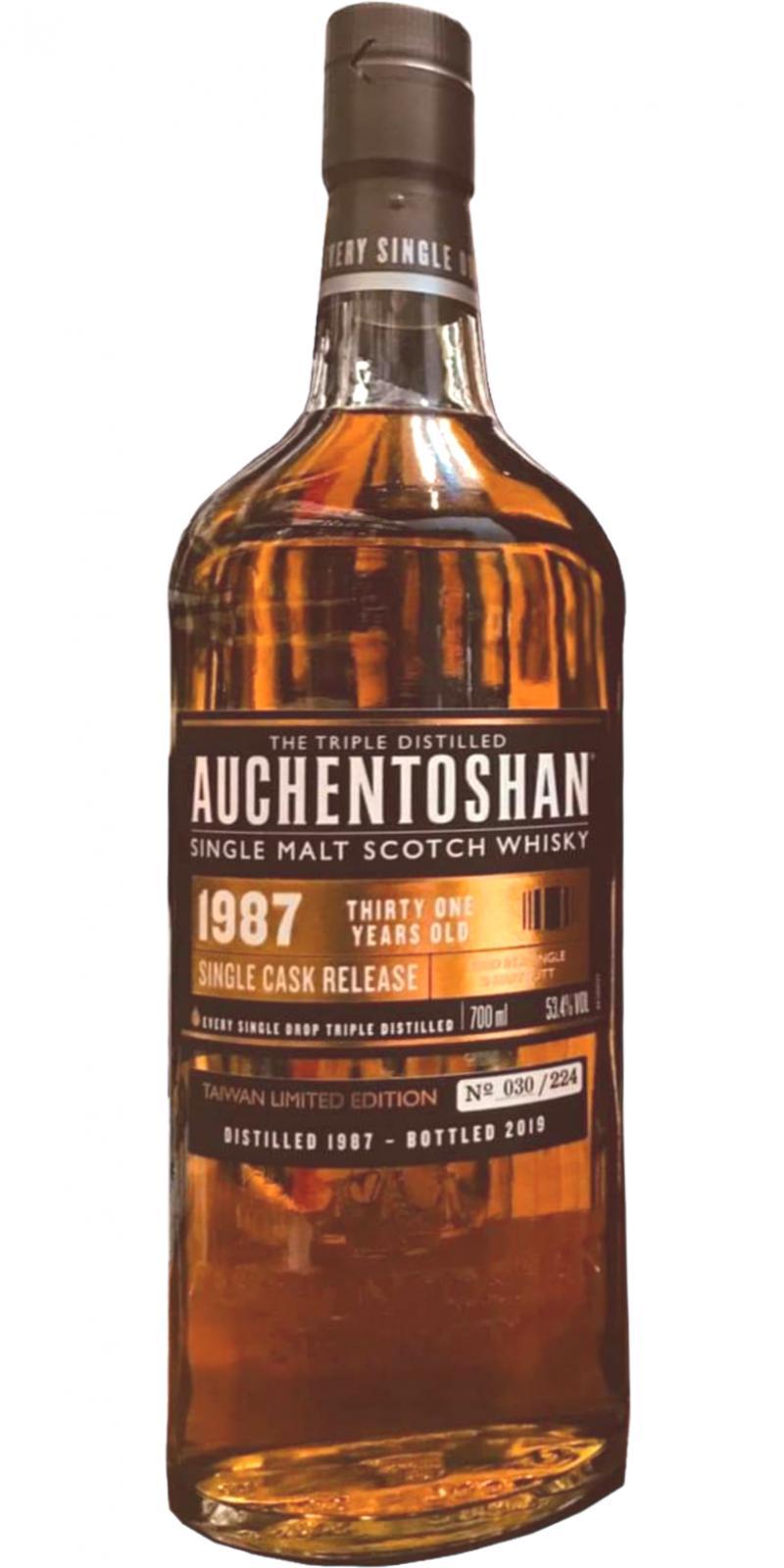Auchentoshan 1987  Taiwan Limited Edition