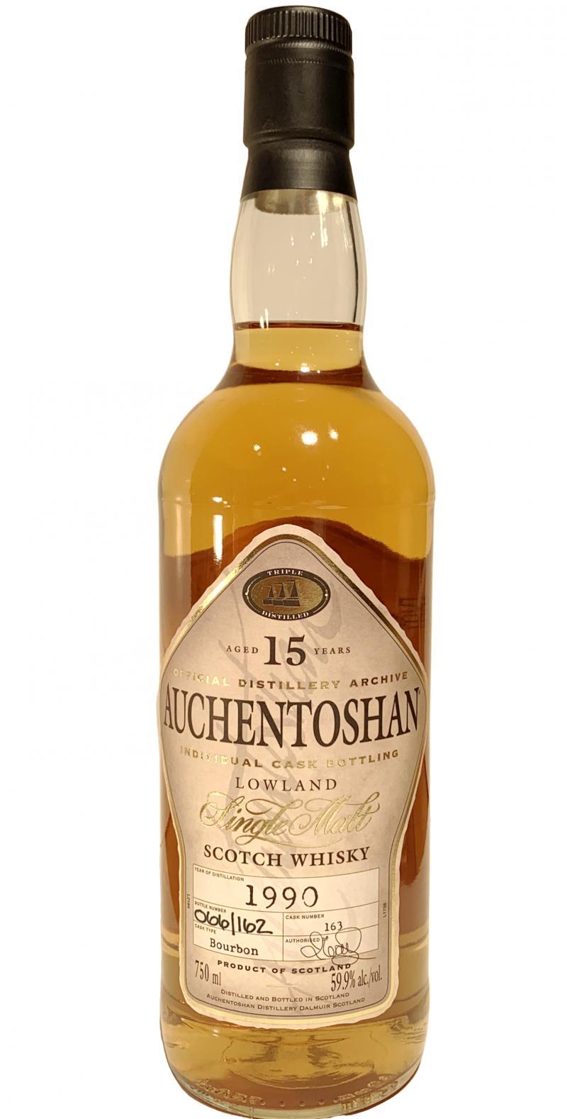 Auchentoshan 1990  Individual Cask Bottling