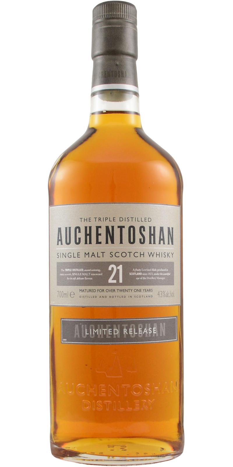 Auchentoshan 21-year-old  Limited Release