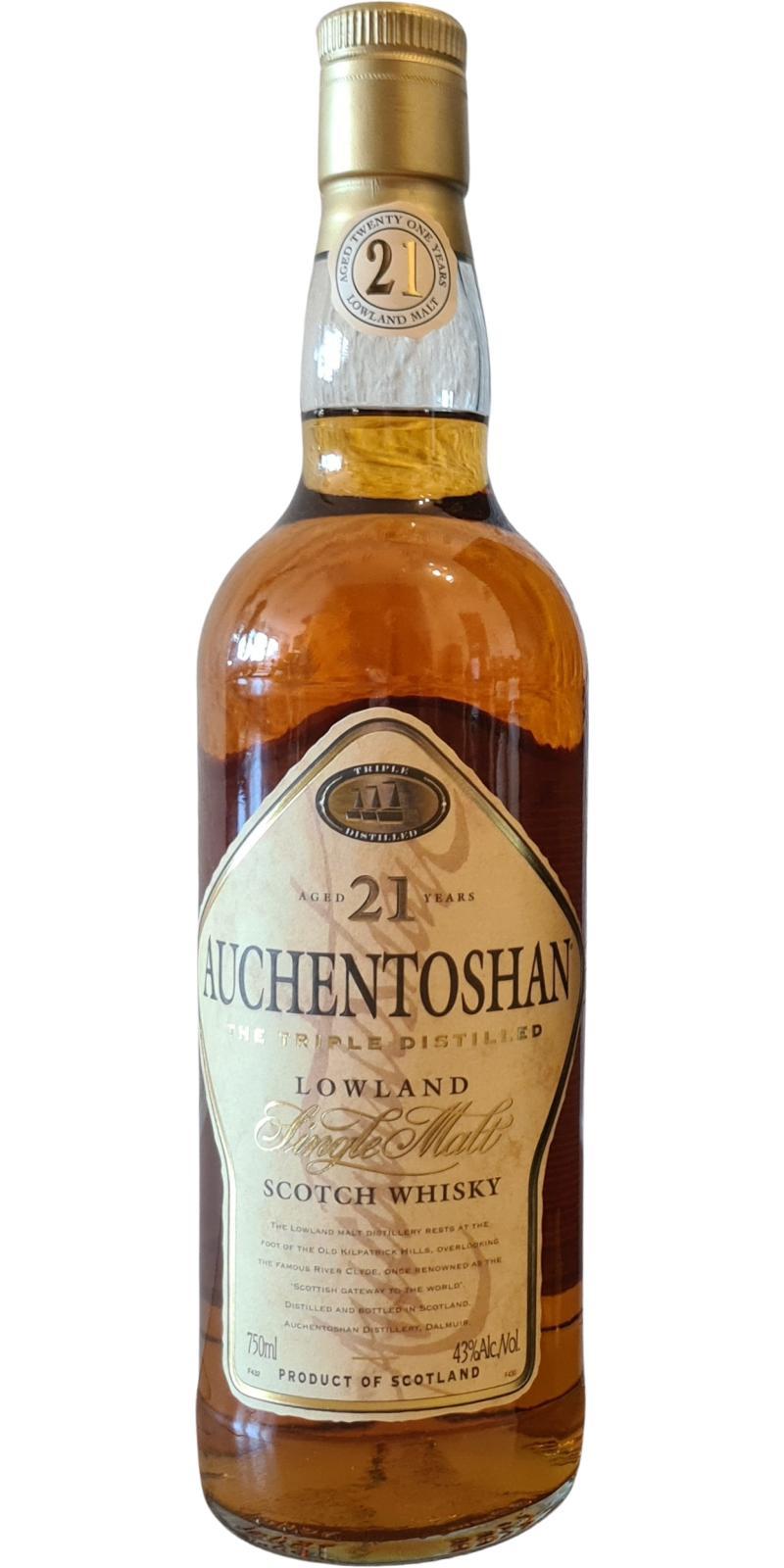 Auchentoshan 21-year-old  The Triple Distilled