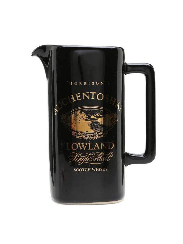 Auchentoshan 22-year-old  Black Ceramic Jug