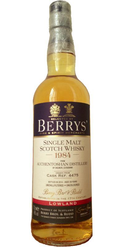 Auchentoshan 1984 BR  Berrys'