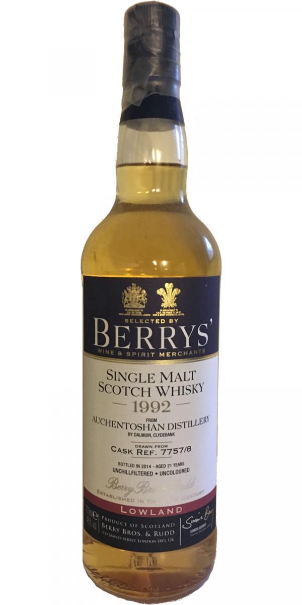 Auchentoshan 1992 BR  Berrys'