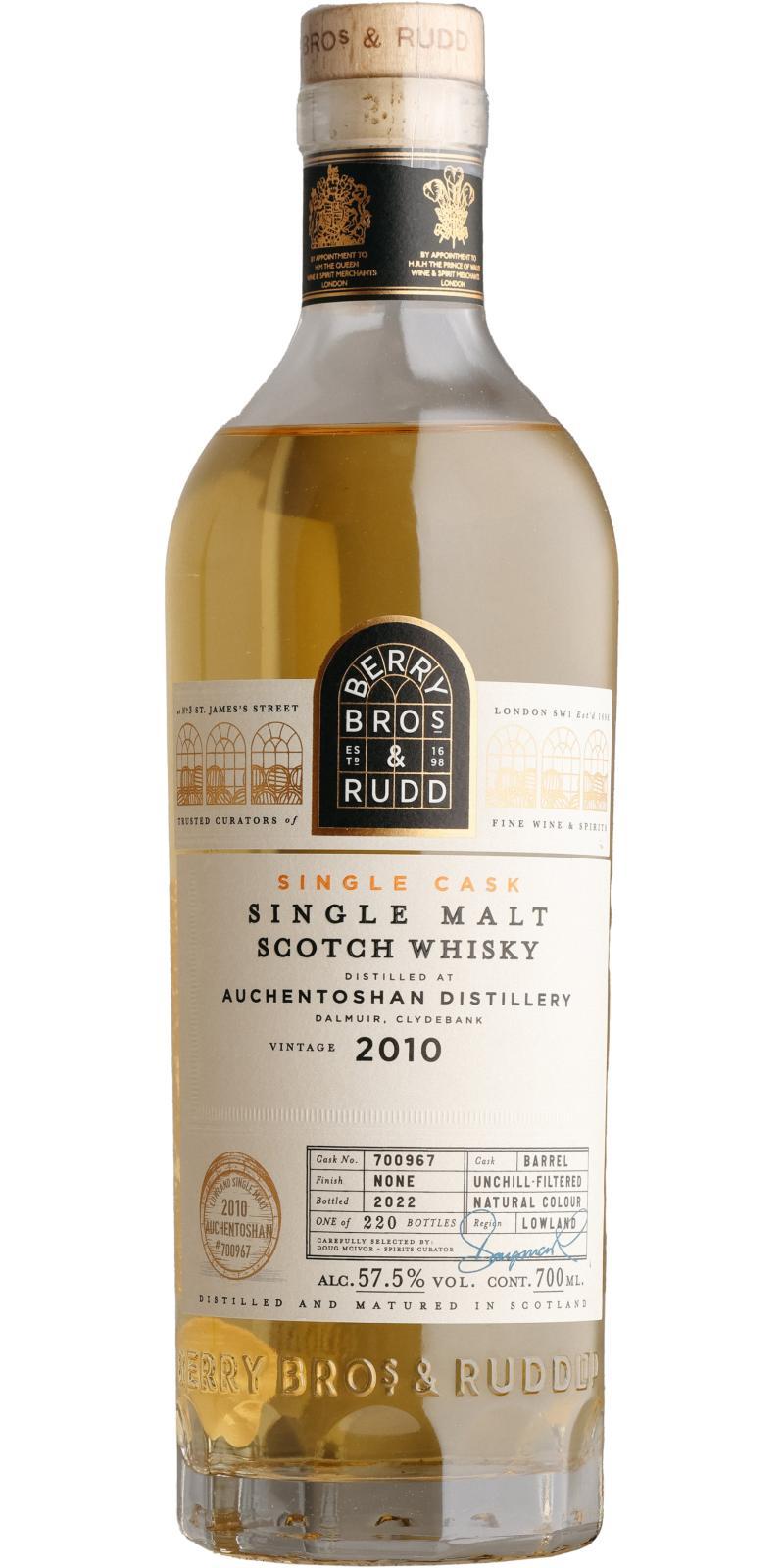 Auchentoshan 2010 BR  Single Cask