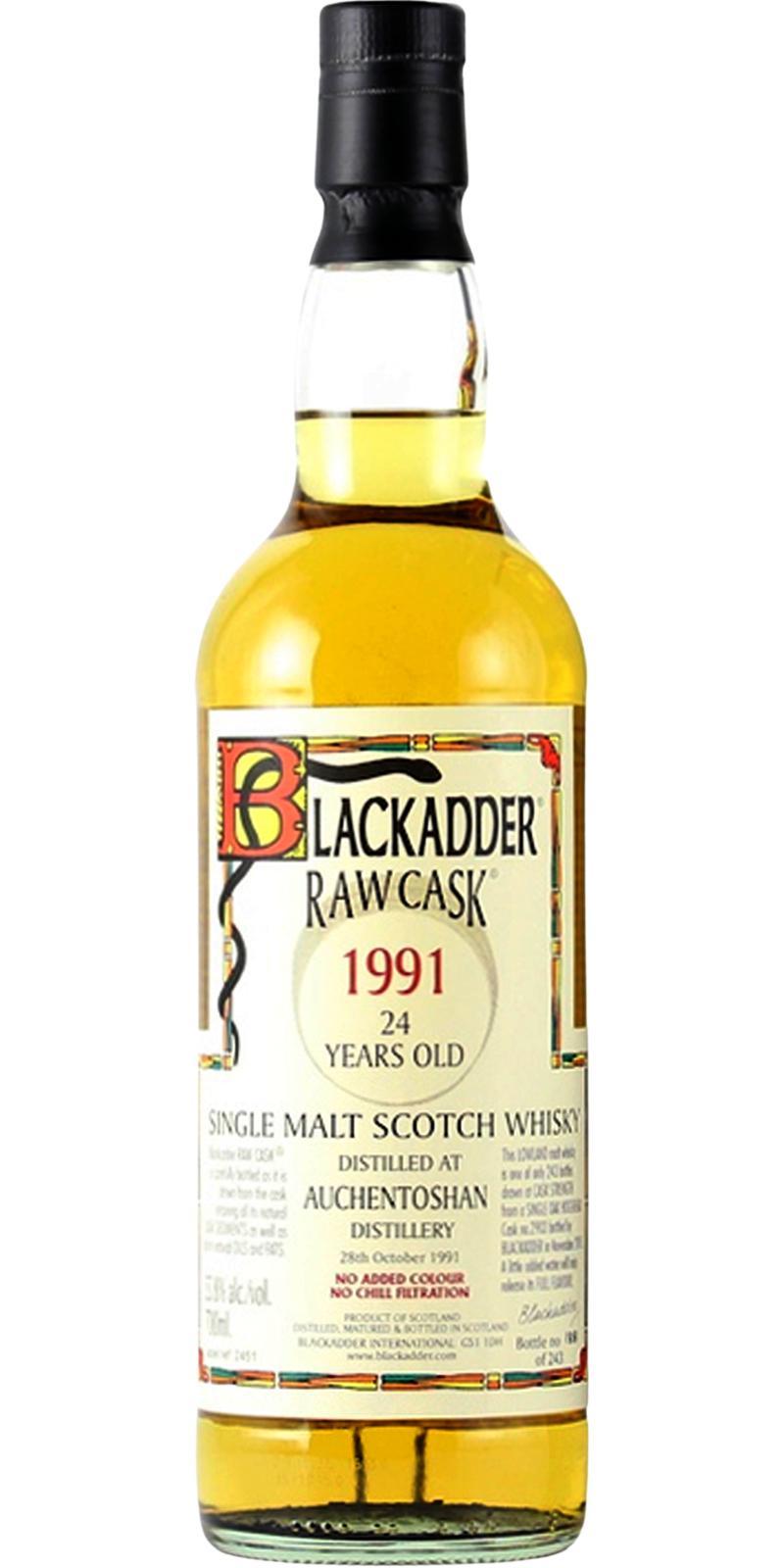 Auchentoshan 1991 BA  Raw Cask
