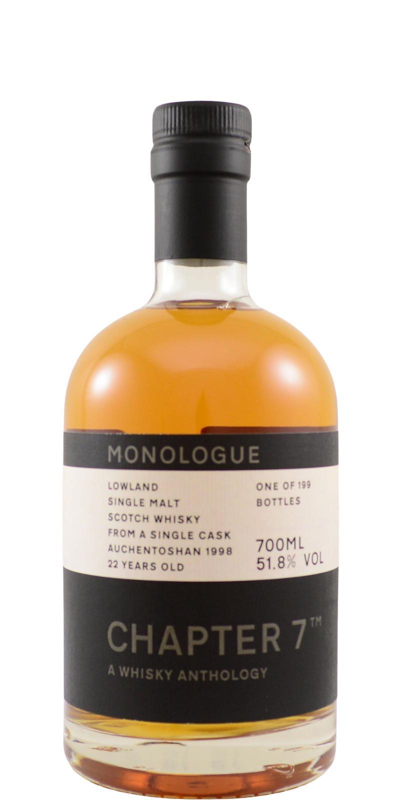 Auchentoshan 1998 Ch7  A Whisky Anthology - Monologue