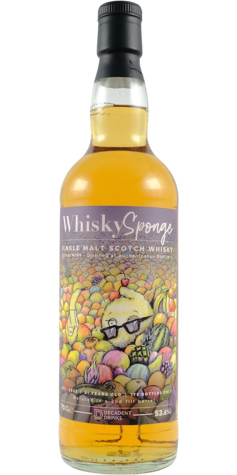 Auchentoshan 1991 DeDr  Whisky Sponge