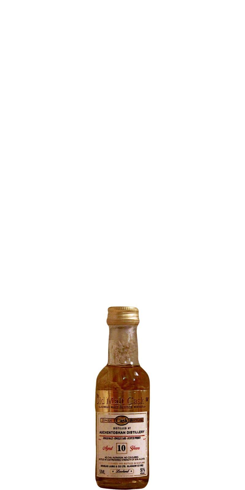 Auchentoshan 10-year-old DL  The Old Malt Cask - Miniature