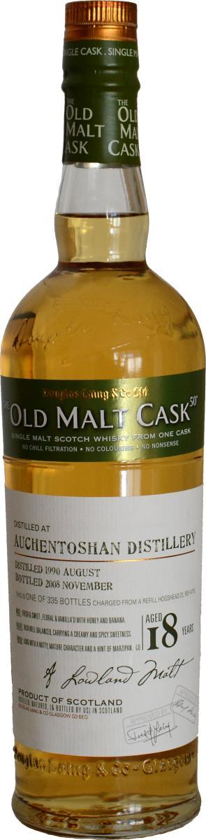 Auchentoshan 1990 DL  The Old Malt Cask