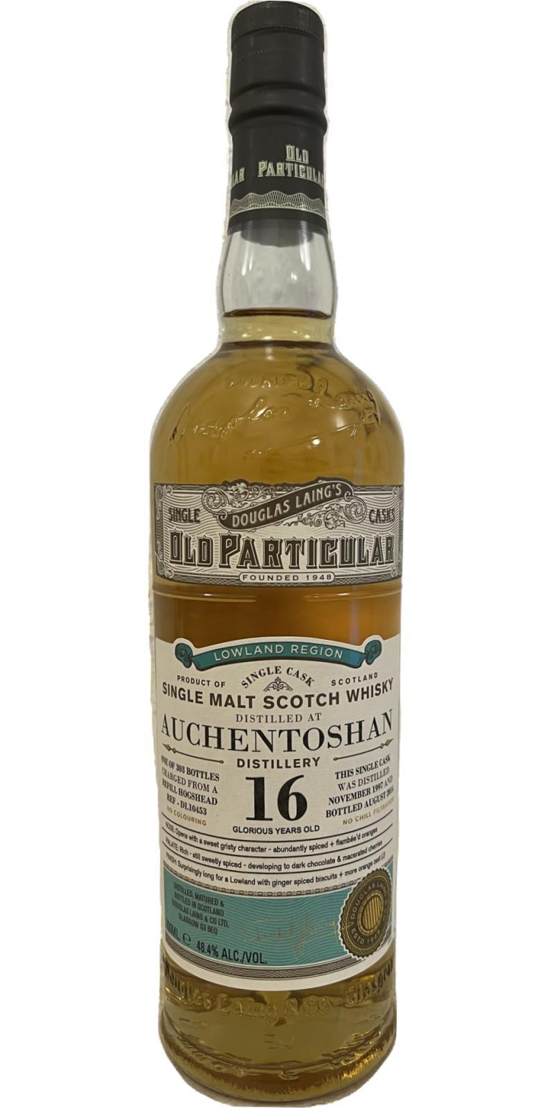 Auchentoshan 1997 DL  Old Particular