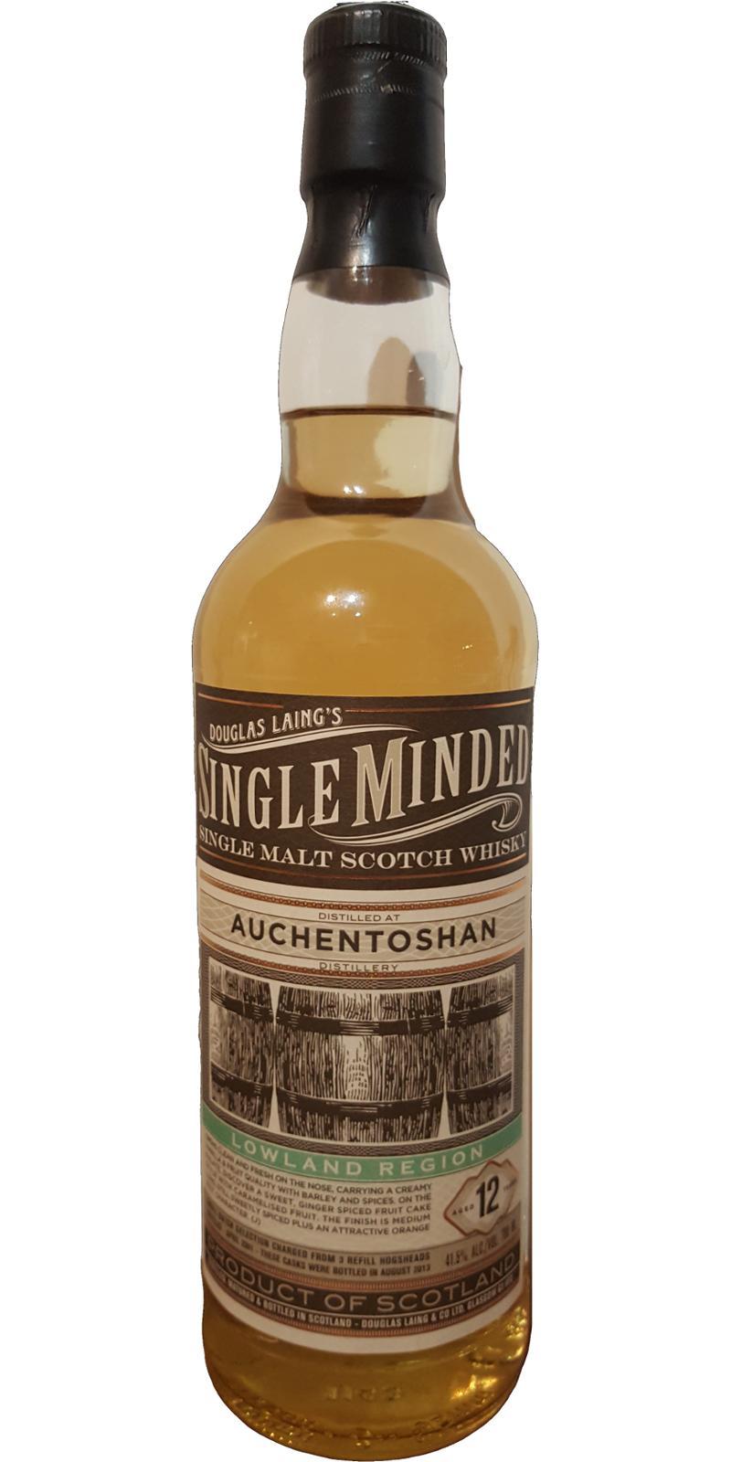 Auchentoshan 2001 DL  Single Minded
