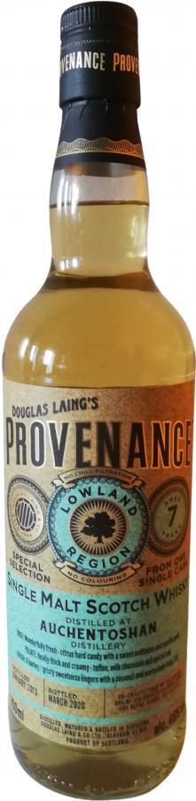 Auchentoshan 2013 DL  Provenance