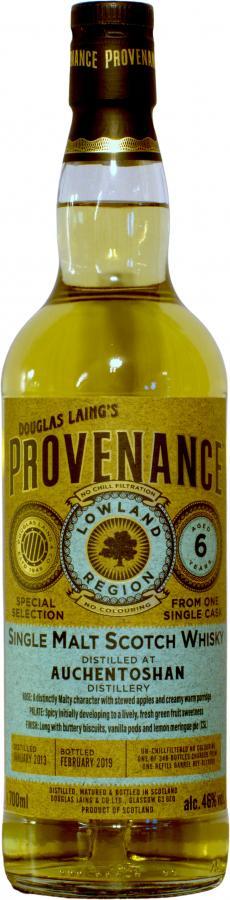 Auchentoshan 2013 DL  Provenance