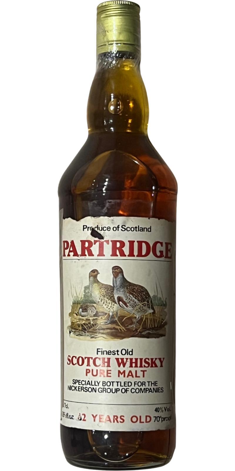 Partridge 12-year-old EdC