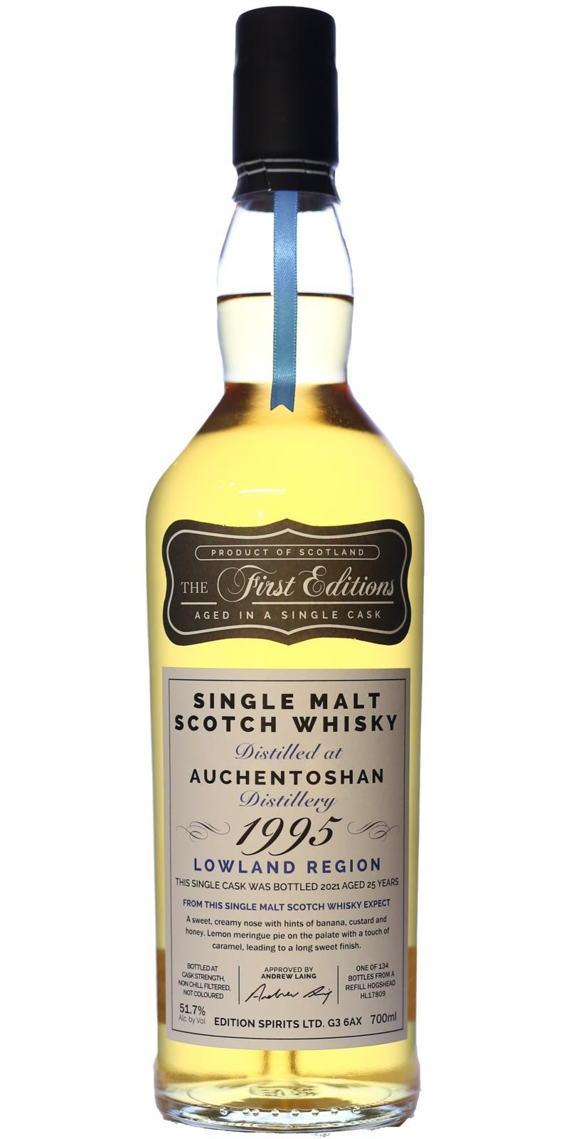 Auchentoshan 1995 ED  The First Editions