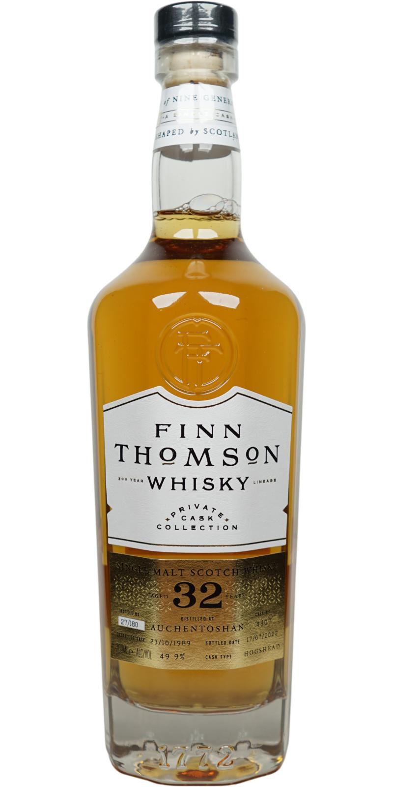 Auchentoshan 1989 FnTs  Private Cask Collection