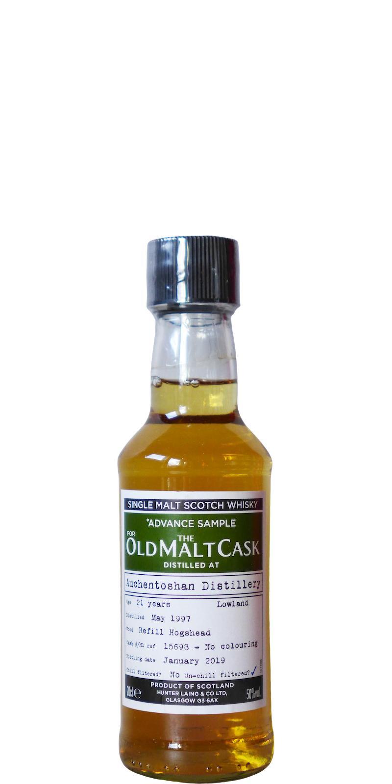 Auchentoshan 1997 HL  Advance Sample for the Old Malt Cask
