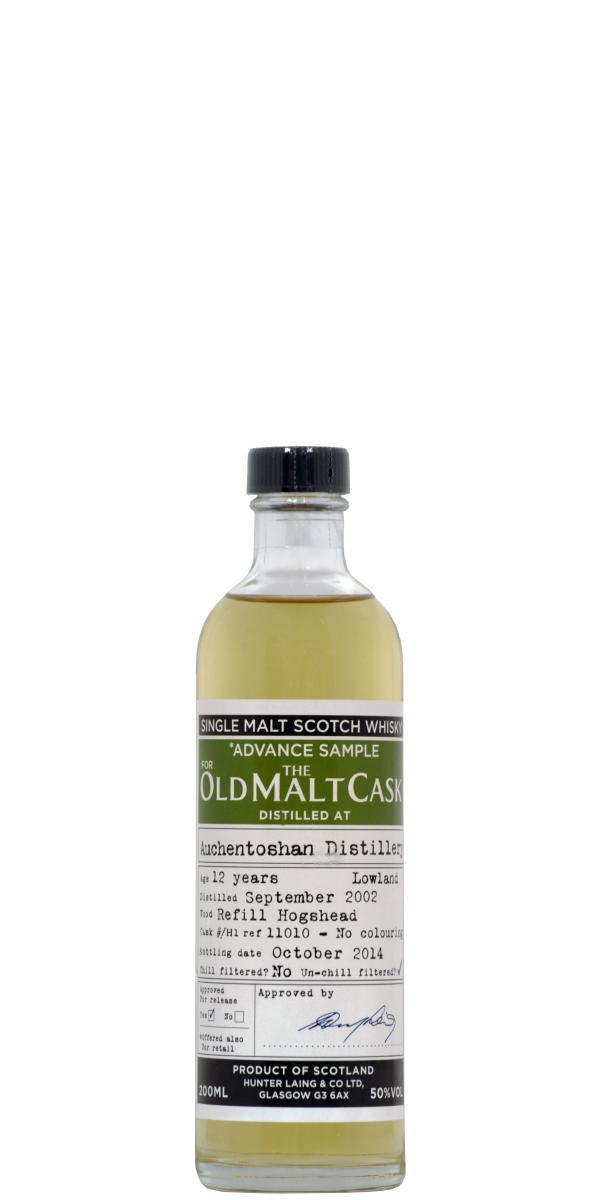 Auchentoshan 2002 HL  Advance Sample for the Old Malt Cask