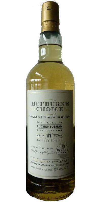 Auchentoshan 2001 LsD  Hepburn's Choice