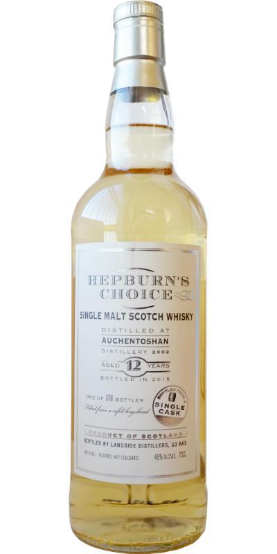 Auchentoshan 2002 LsD  Hepburn's Choice
