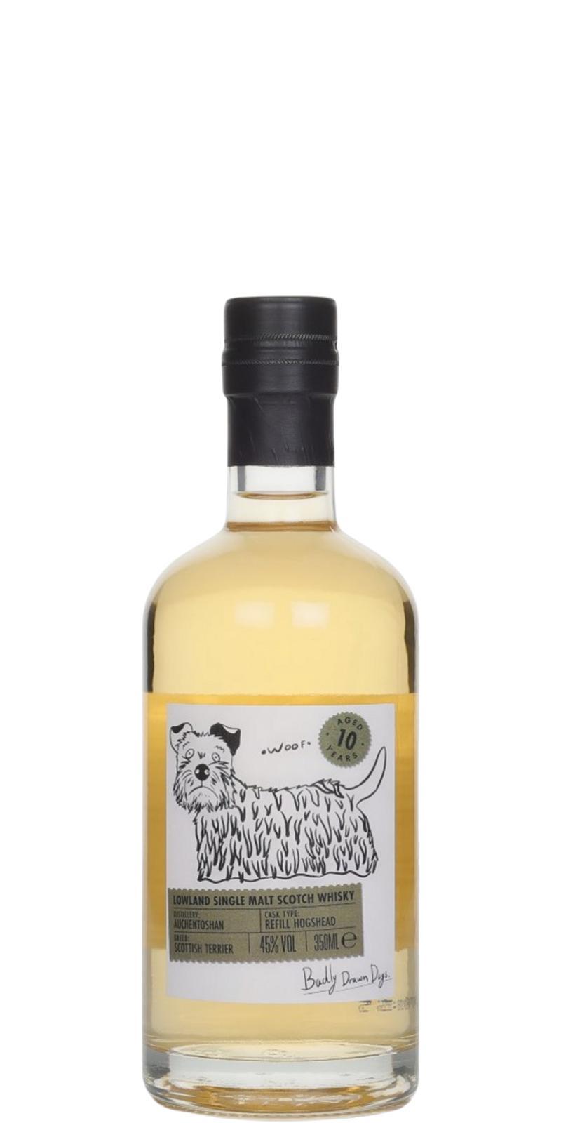 Auchentoshan 10-year-old MoM  Badly Drawn Dogs - Scottish Terrier