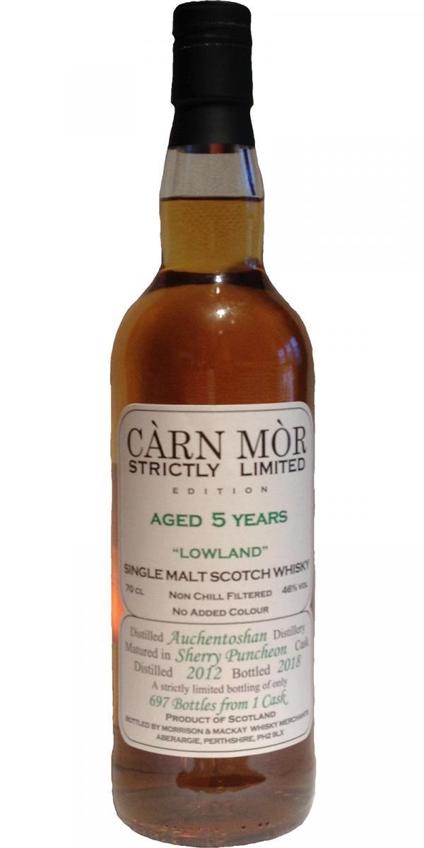 Auchentoshan 2012 MMcK  Càrn Mòr - Strictly Limited Edition