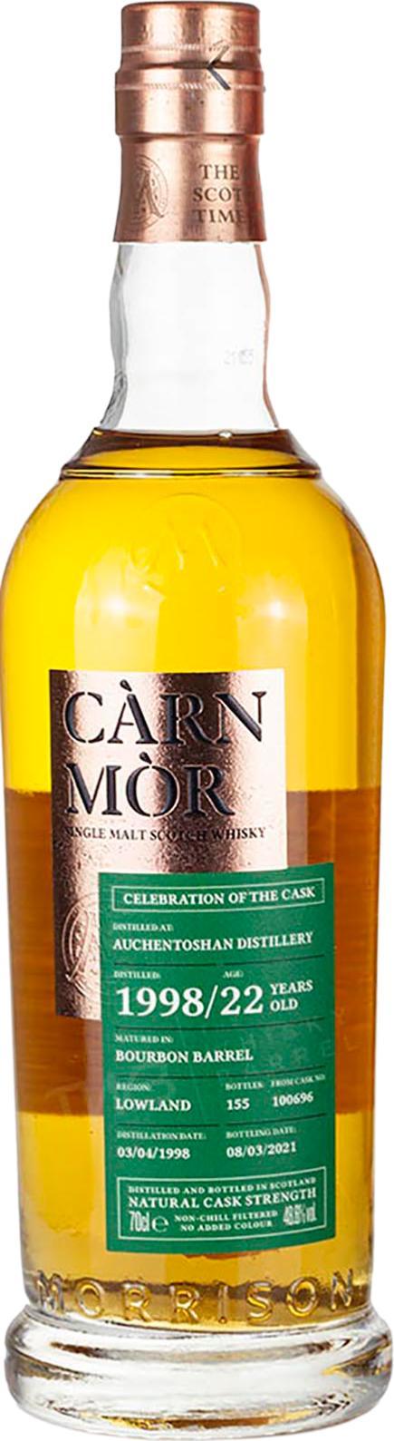 Auchentoshan 1998 MSWD  Càrn Mòr Celebration of the Cask