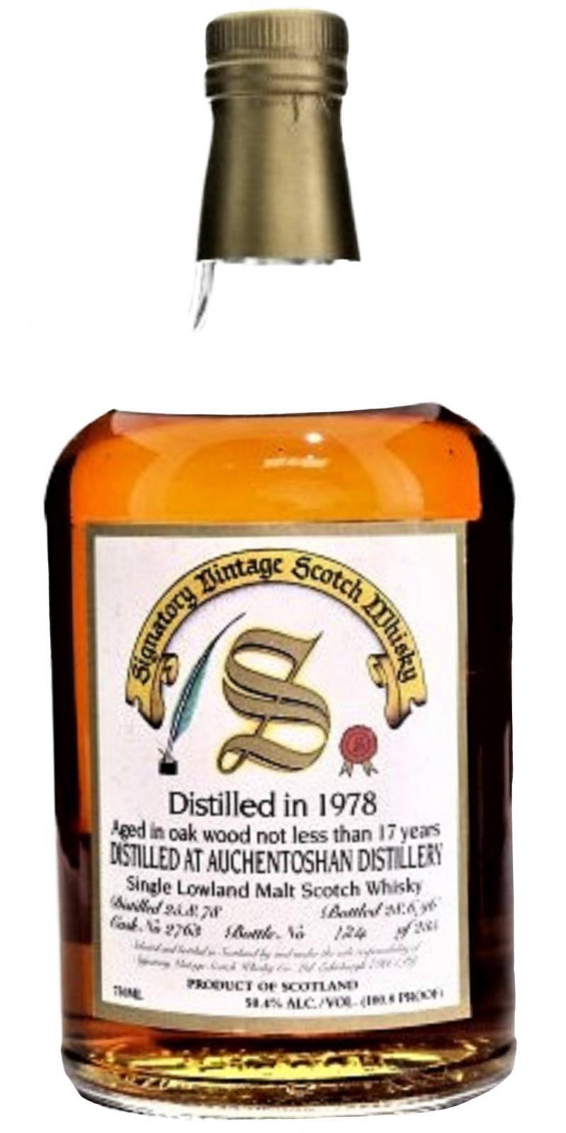 Auchentoshan 1978 SV  Vintage Collection - Dumpy