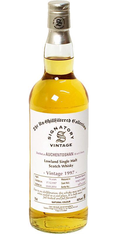Auchentoshan 1997 SV  The Un-Chillfiltered Collection