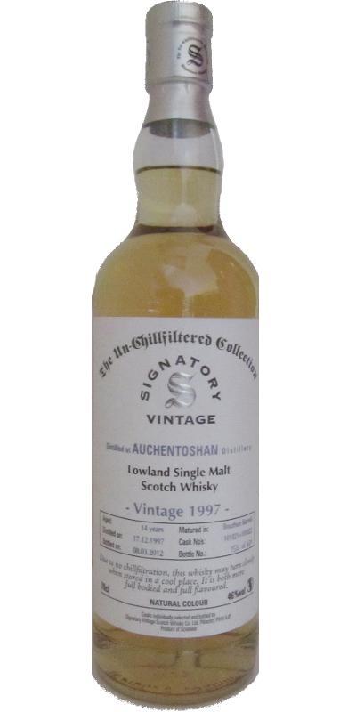 Auchentoshan 1997 SV  The Un-Chillfiltered Collection