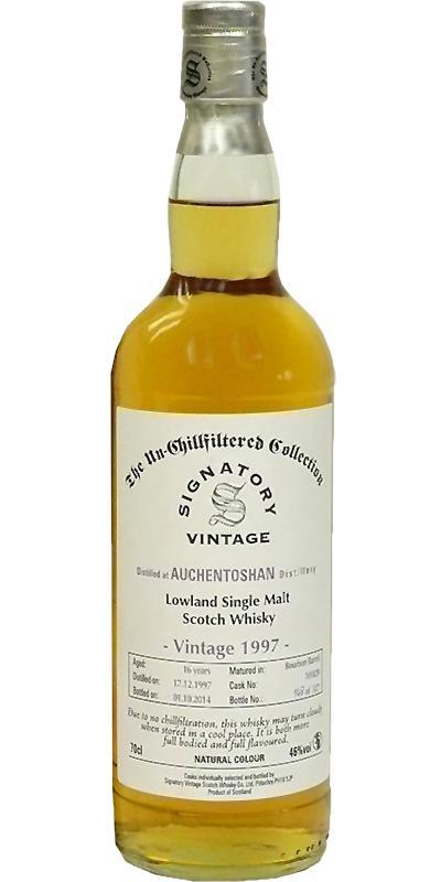 Auchentoshan 1997 SV  The Un-Chillfiltered Collection