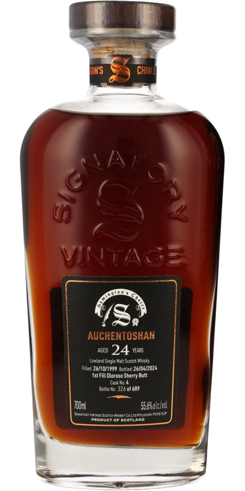 Auchentoshan 1999 SV  Cask Strength Collection - Symington’s Choice