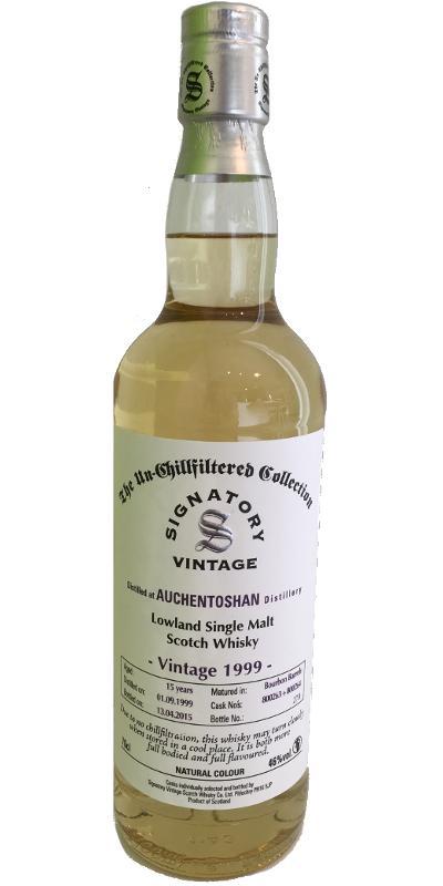 Auchentoshan 1999 SV  The Un-Chillfiltered Collection